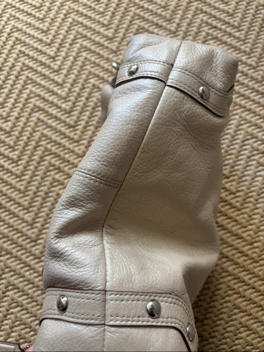 Coach Pebbled Leather Hobo Bag - Picture 10 of 10